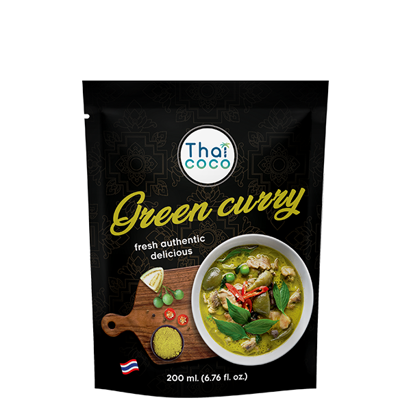 Green curry soup (No vegetable) 200 ml.